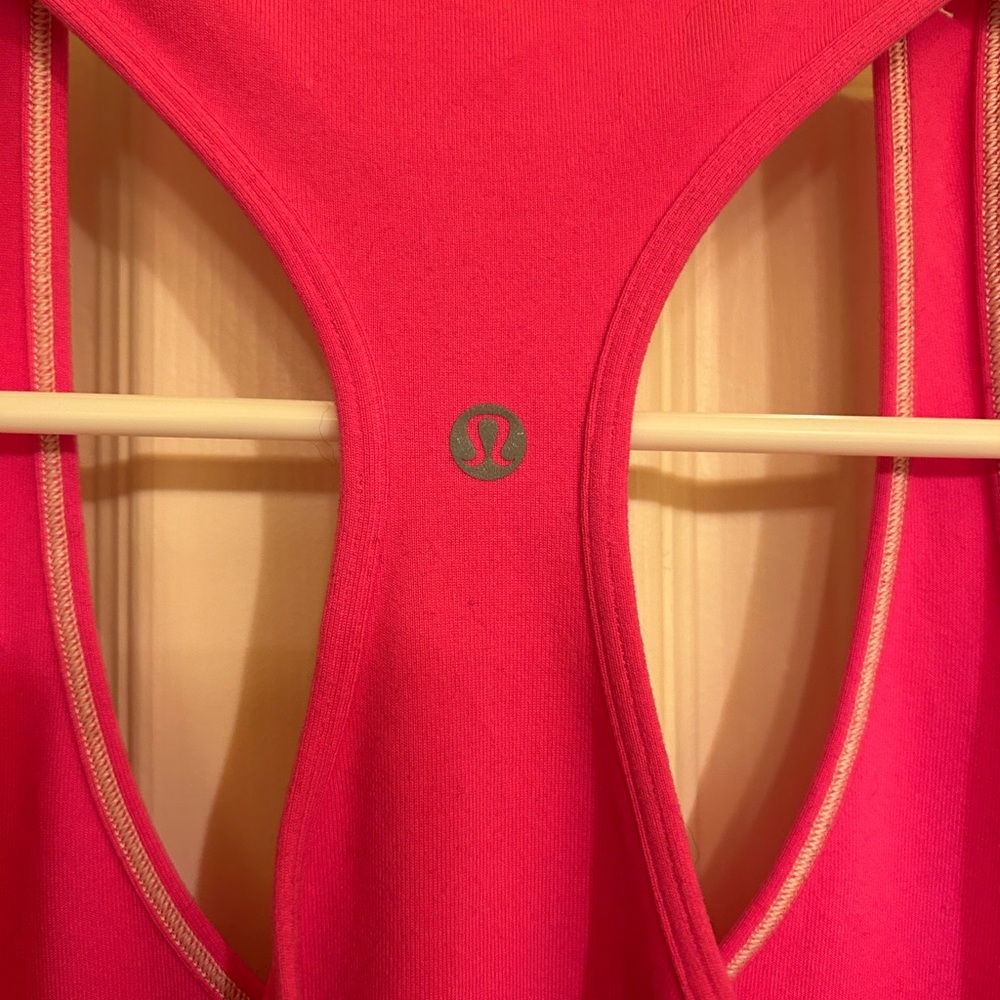 Lululemon Athletica Hot Pink Racerback Tank Top - Picture 2 of 5